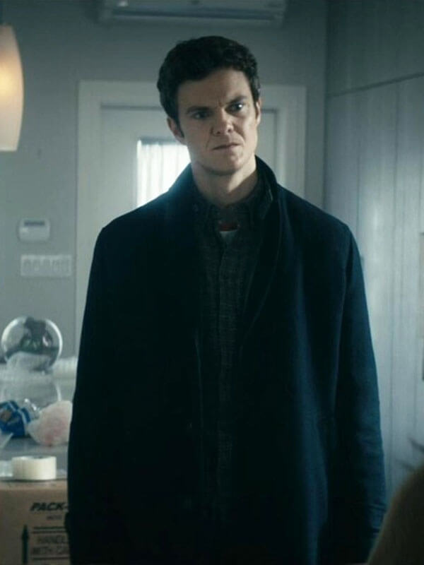 Hughie Campbell The Boys Season 04 Black Wool Coat