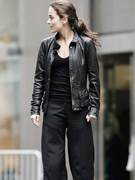  I Am Legend 2007 Alice Braga Black Leather Jacket