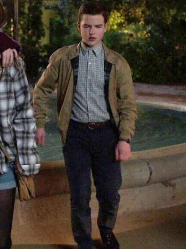 Iain Armitage Young Sheldon Season 06 Brown Cotton Jacket