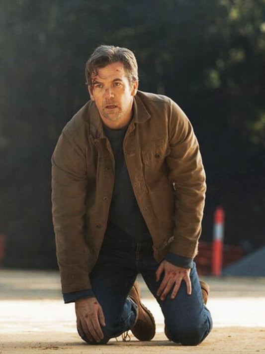 Ian Ridley Last Seen Season 01 Brown Cotton Jacket