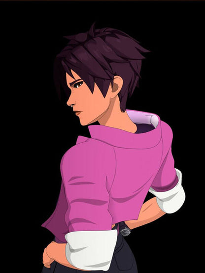 Invisigal Dispatch Pink Crop Top Jacket