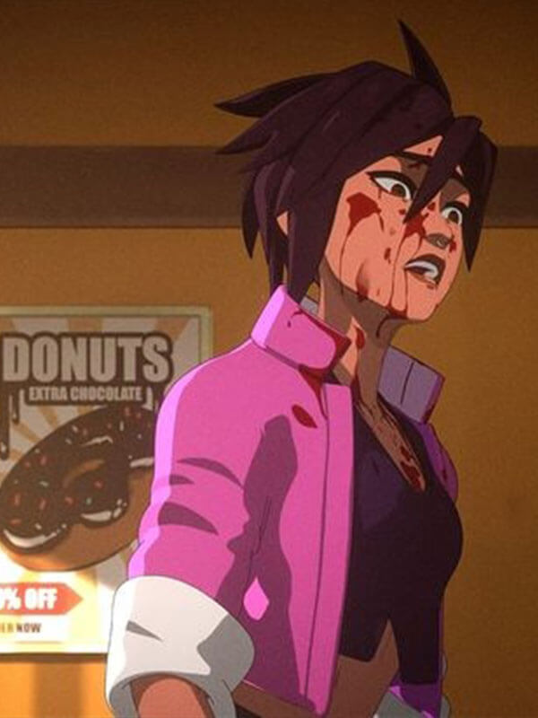 Invisigal Dispatch Pink Crop Top Jacket