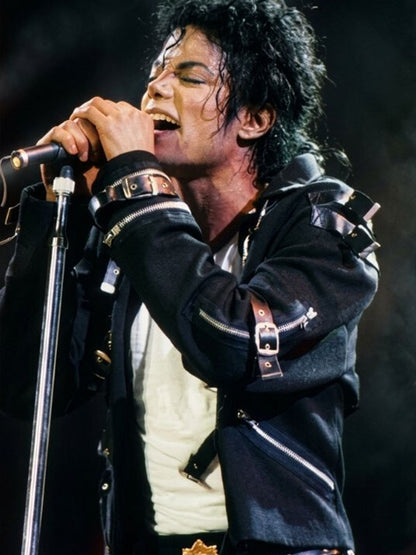 Jaafar Jackson Michael 2026 Black Wool Jacket
