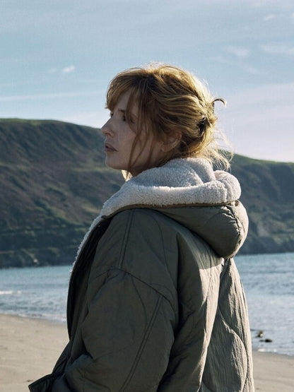 Jackie Ellis Salt Under Marsh Olive Parachute Jacket