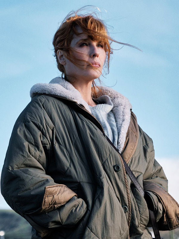 Jackie Ellis Salt Under Marsh Olive Parachute Jacket