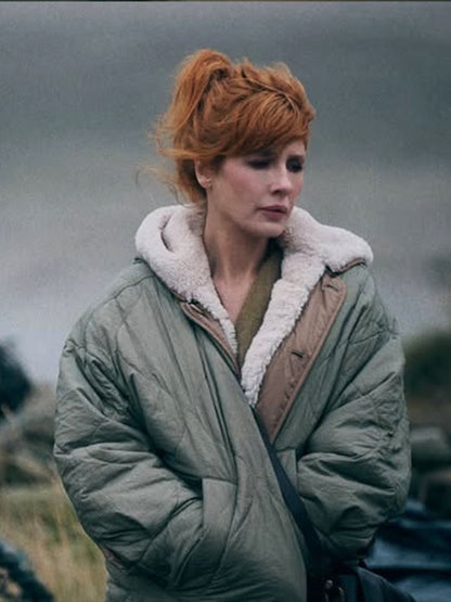 Jackie Ellis Salt Under Marsh Olive Parachute Jacket