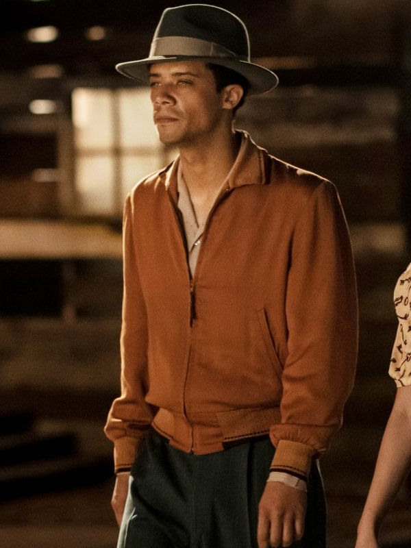 Jacob Anderson Interview With The Vampire Season 01 Brown Wool Bomber Jacket