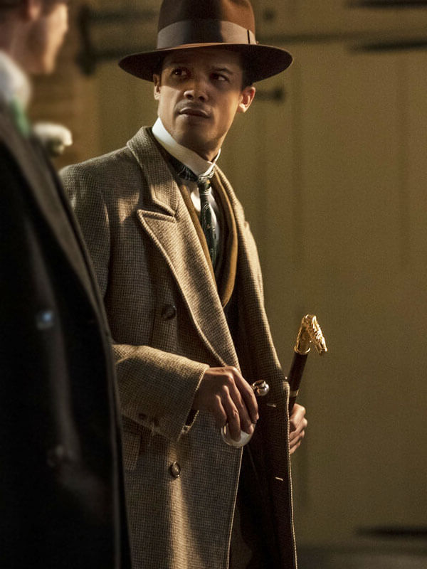 Jacob Anderson Interview With The Vampire Season 01 Brown Wool Coat