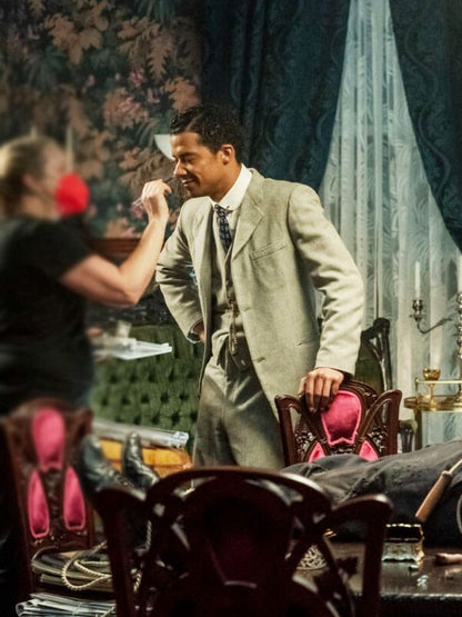 Jacob Anderson Interview With The Vampire Season 02 Green Wool Coat