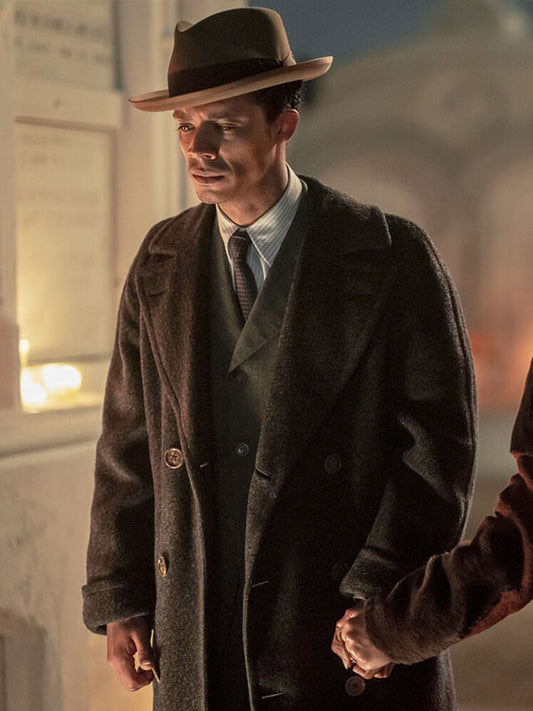 Jacob Anderson Interview With The Vampire Season 02 Grey Wool Coat