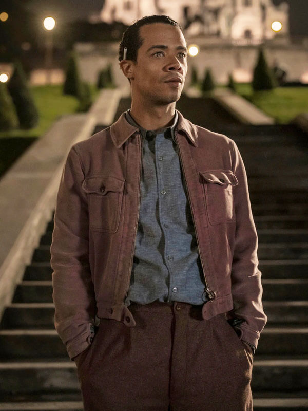 Jacob Anderson Interview With The Vampire Season 02 Red Wool Jacket