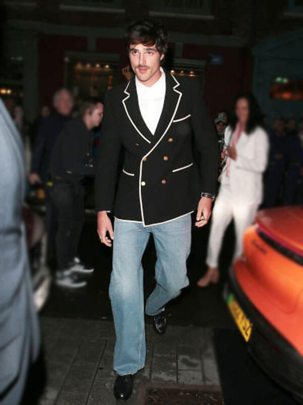 Jacob Elordi England Event Black Suiting Blazer