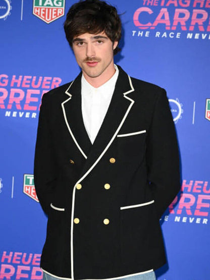 Jacob Elordi England Event Black Suiting Blazer