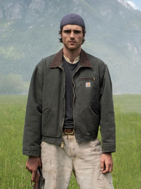 Jacob Elordi The Dog Stars 2026 Green Cotton Jacket