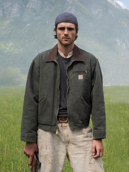 Jacob Elordi The Dog Stars 2026 Green Cotton Jacket