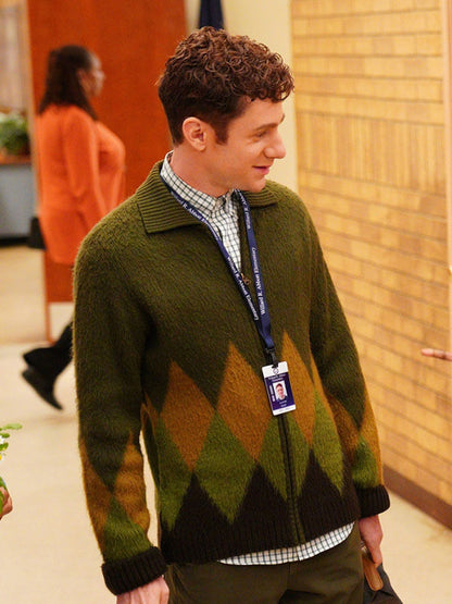 Jacob Hill Abbott Elementary Green Wool Jacket