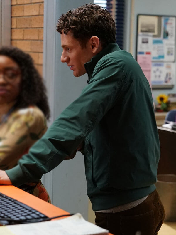 Jacob Hill Abbott Ellementary Green Quilted Jacket