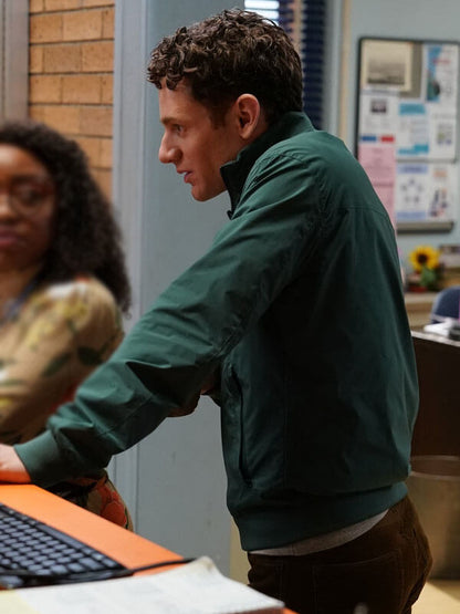 Jacob Hill Abbott Ellementary Green Quilted Jacket