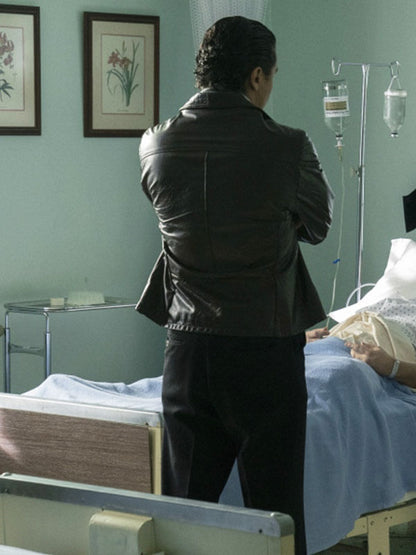 Jake Cannavale The Offer 2022 Brown Leather Jacket