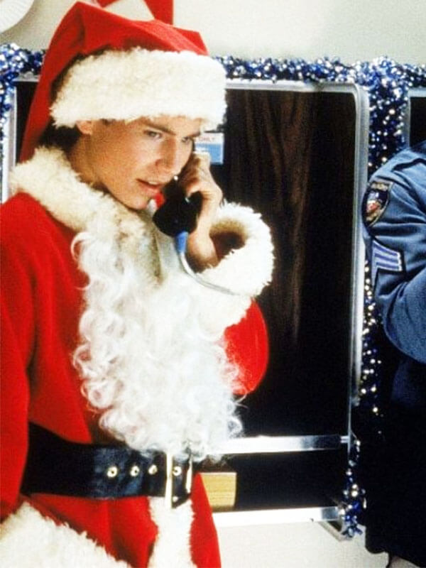 Jake I'll Be Home For Christmas Red Santa Wool Jacket