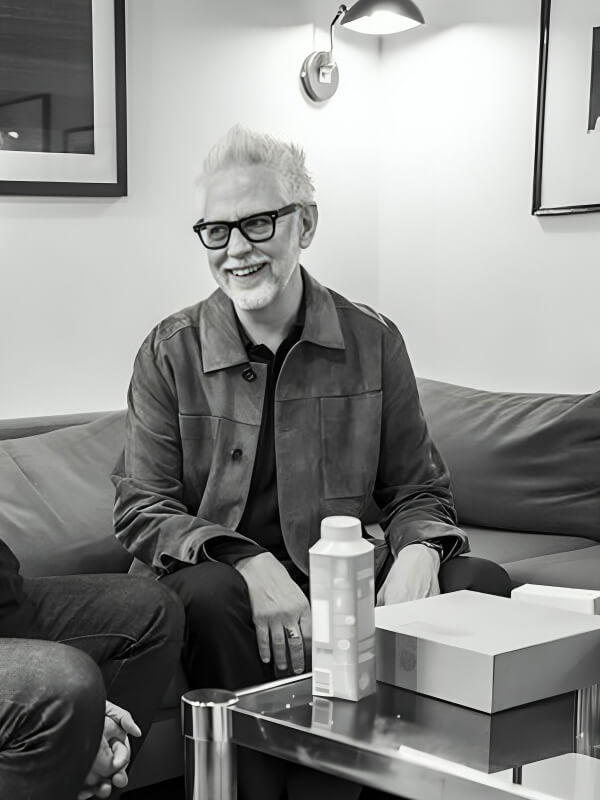 James Gun Superman 2025 Brown Suede leather jacket