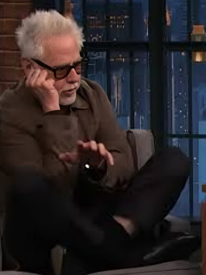 James Gun Superman 2025 Brown Suede leather jacket