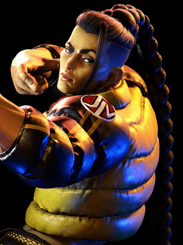 Jamie Street Fighter 6  Puffer Jacket.