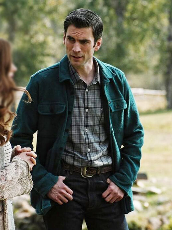 Jamie Yellow Stone Season 04 Green Wool Jacket
