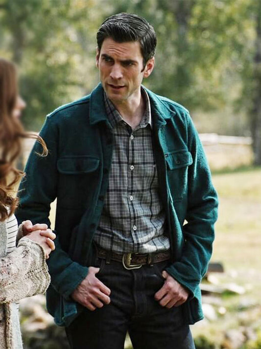 Jamie Yellow Stone Season 04 Green Wool Jacket