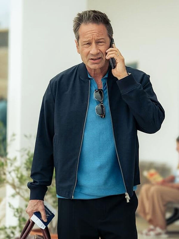 Jammie Tanner Malice Blue Cotton Jacket