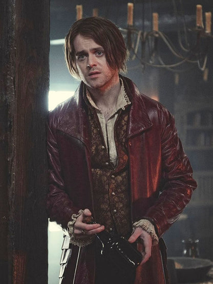 Jaskier The Witcher Season 2 Red Leather Coat