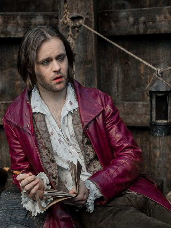 Jaskier The Witcher Season 2 Red Leather Coat