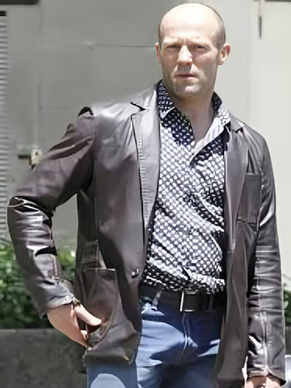 Jason Statham Fast and Furious 7 Brown Leather Jacket
