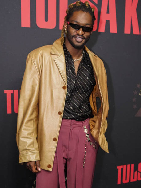 Jay Will Tulsa King Premiere Brown Leather Jacket.