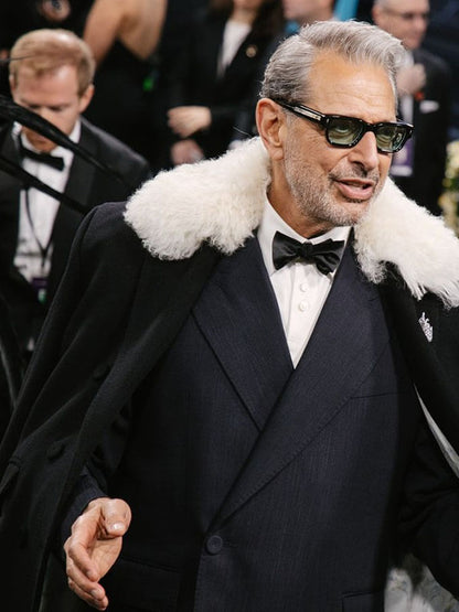 Jeff Goldblum Met Gala 2026 Black Wool Coat