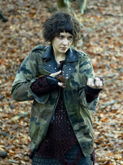 Jem Black Mirror Season 02 Green Camo Cotton Jacket