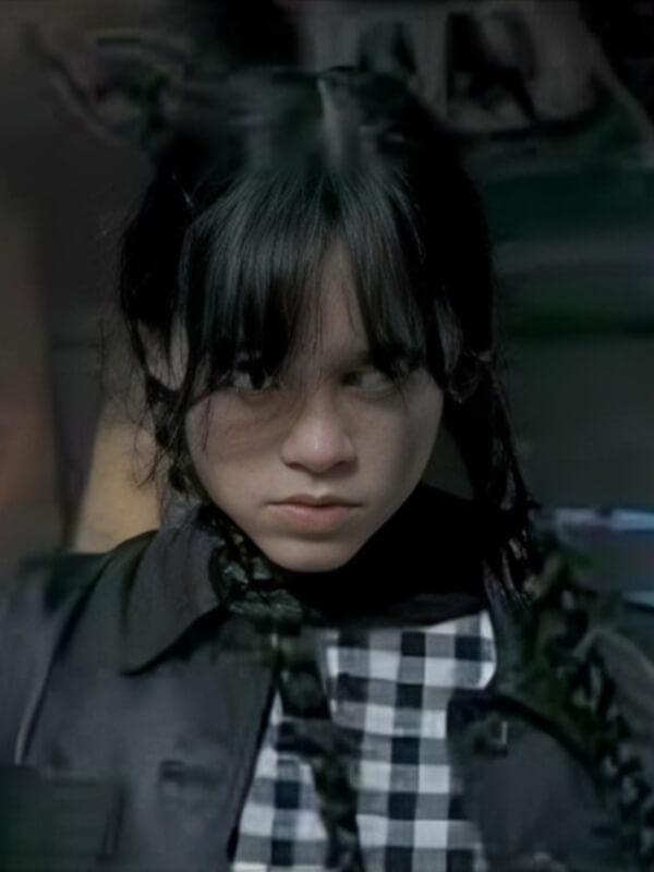 Jenna Ortega Wednesday Black Leather Jacket
