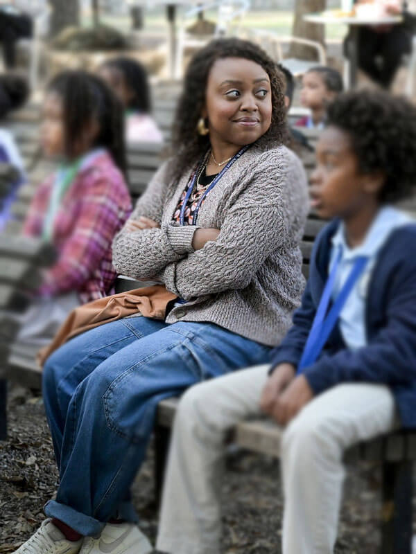 Jiana Teages Abbott Elementary Grey Cardigan Jacket