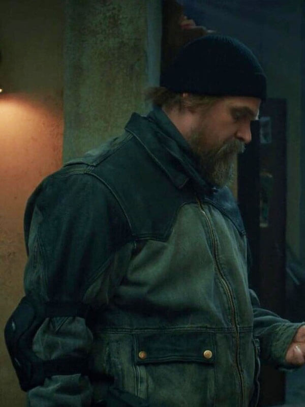 Jim Hopper Stranger Things Season 05 Blue Denim Utility Jacket