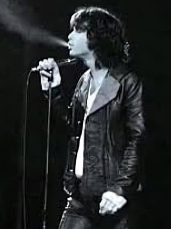 Jim Morrison black Leather Jacket
