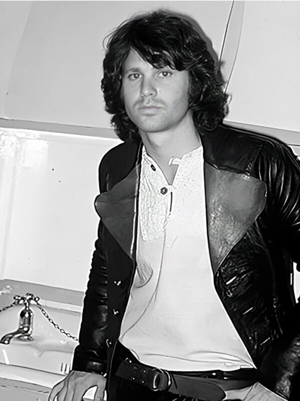 Jim Morrison black Leather Jacket