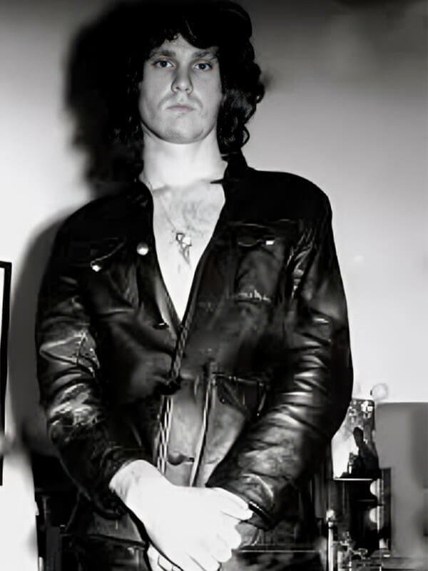 Jim Morrison Black Leather Jacket
