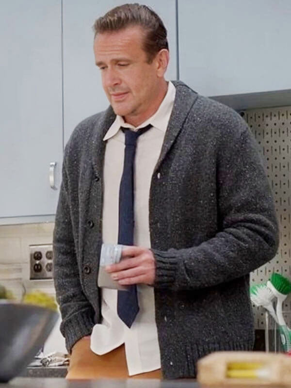 Jimmy Shrinking Season 01 Grey Cardigan Jacket