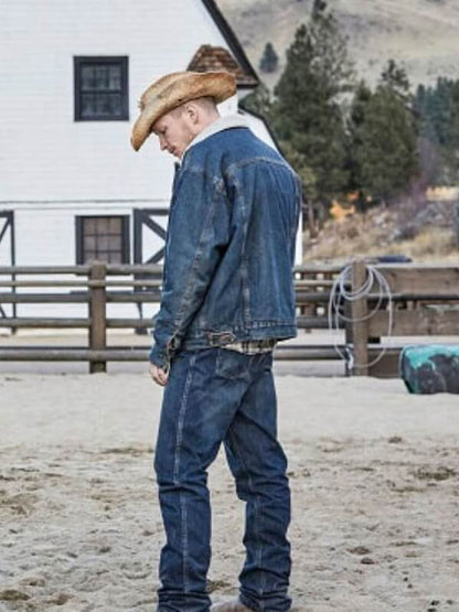 Jimmy Yellowstone Season 01 Blue Denim Jacket