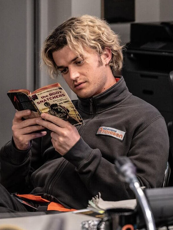 Joe Keery Cold Storage Grey Fleece Jacket