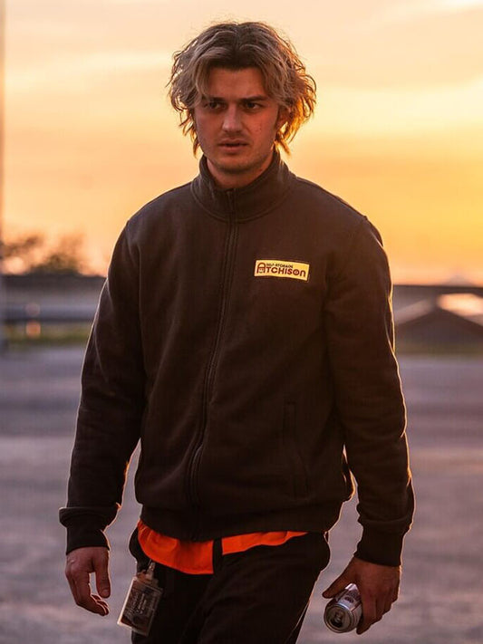 Joe Keery Cold Storage Grey Fleece Jacket