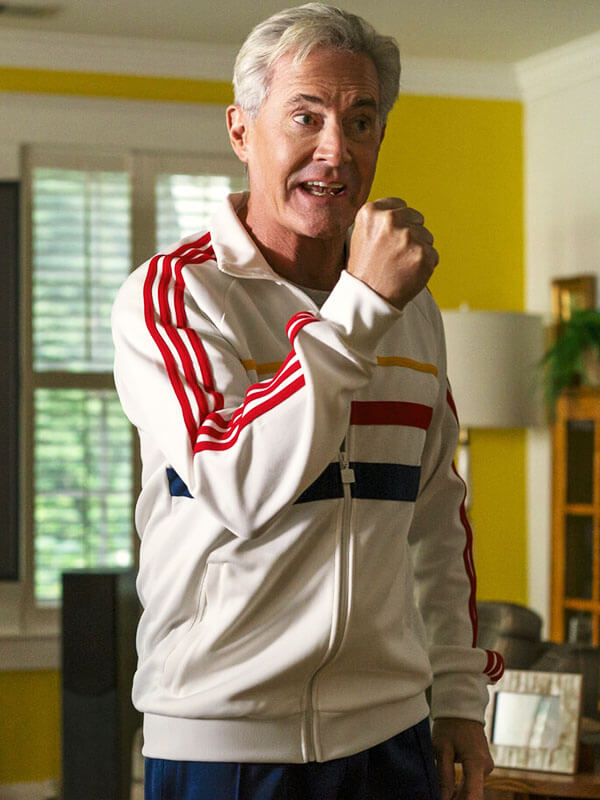 John Overcompensating Season 01 White Track Jacket