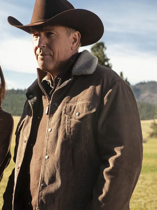 John Yellowstone Season 04 Brown Corduroy Jacket