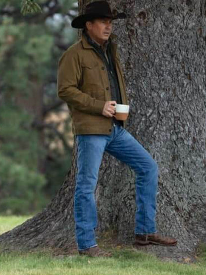John Yellowstone Season 05 Brown Cotton Jacket
