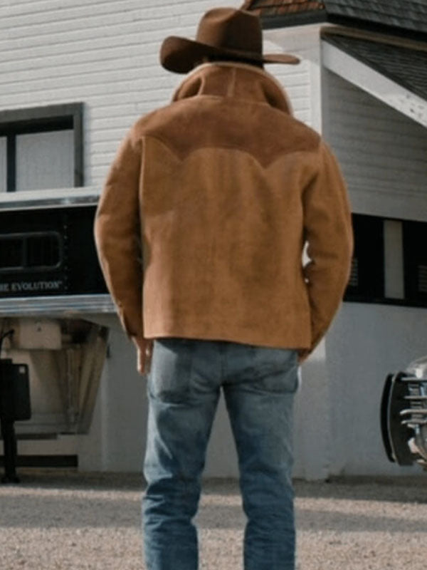 John Yellowstone Season 05 Brown Suede Jacket